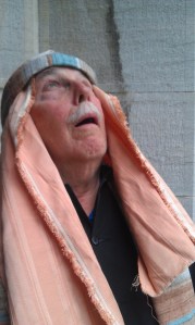 Jonah looks heavenward after three days inside a whale.