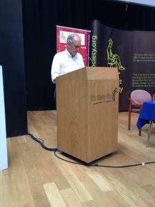 Me reading at Hewitt