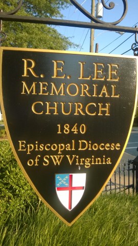 RE Lee sign