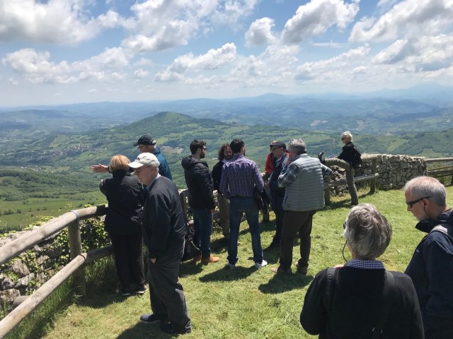 Group on mountain